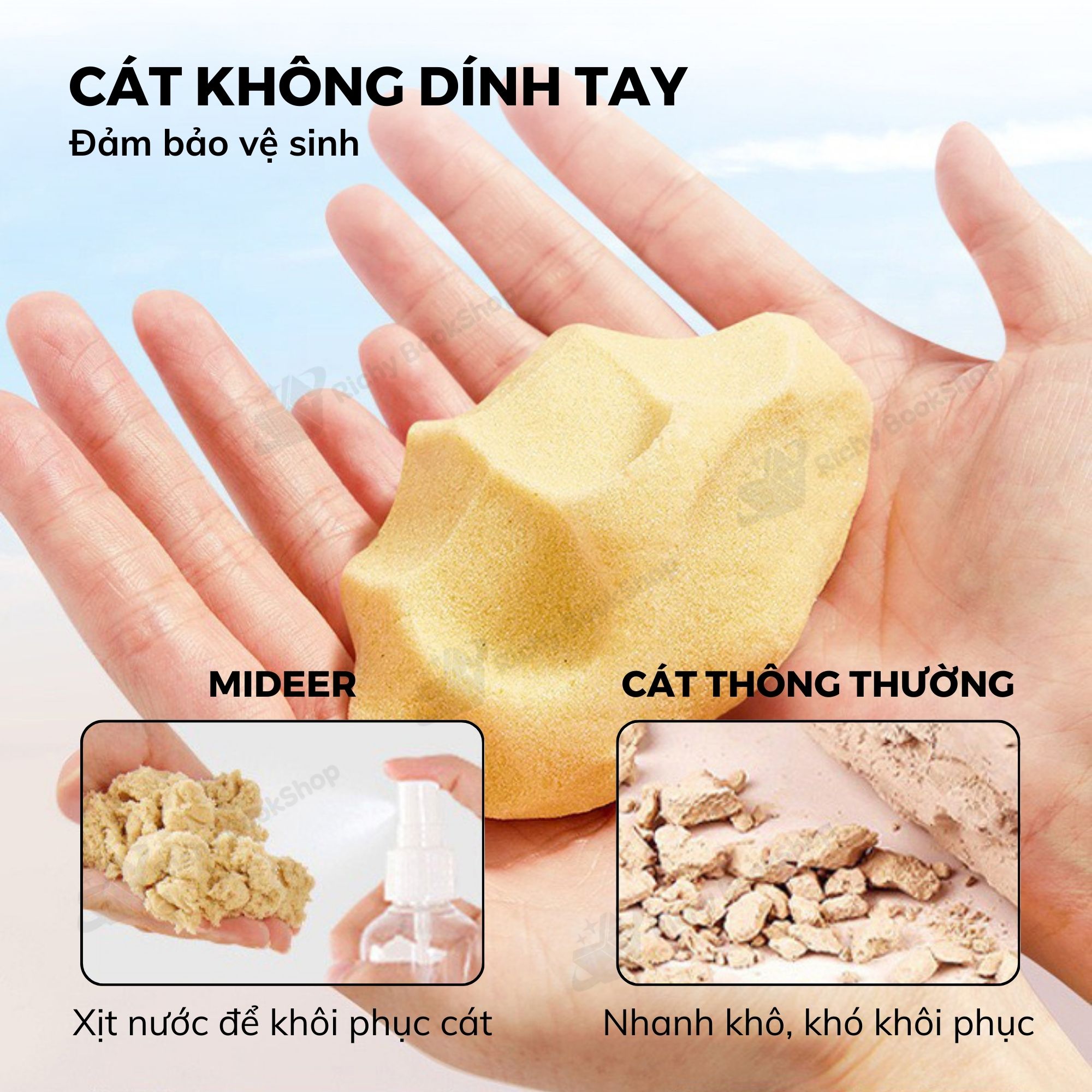 Cát Động Lực Cho Bé - Mideer Magic Sand Play Set Kinetic Sand