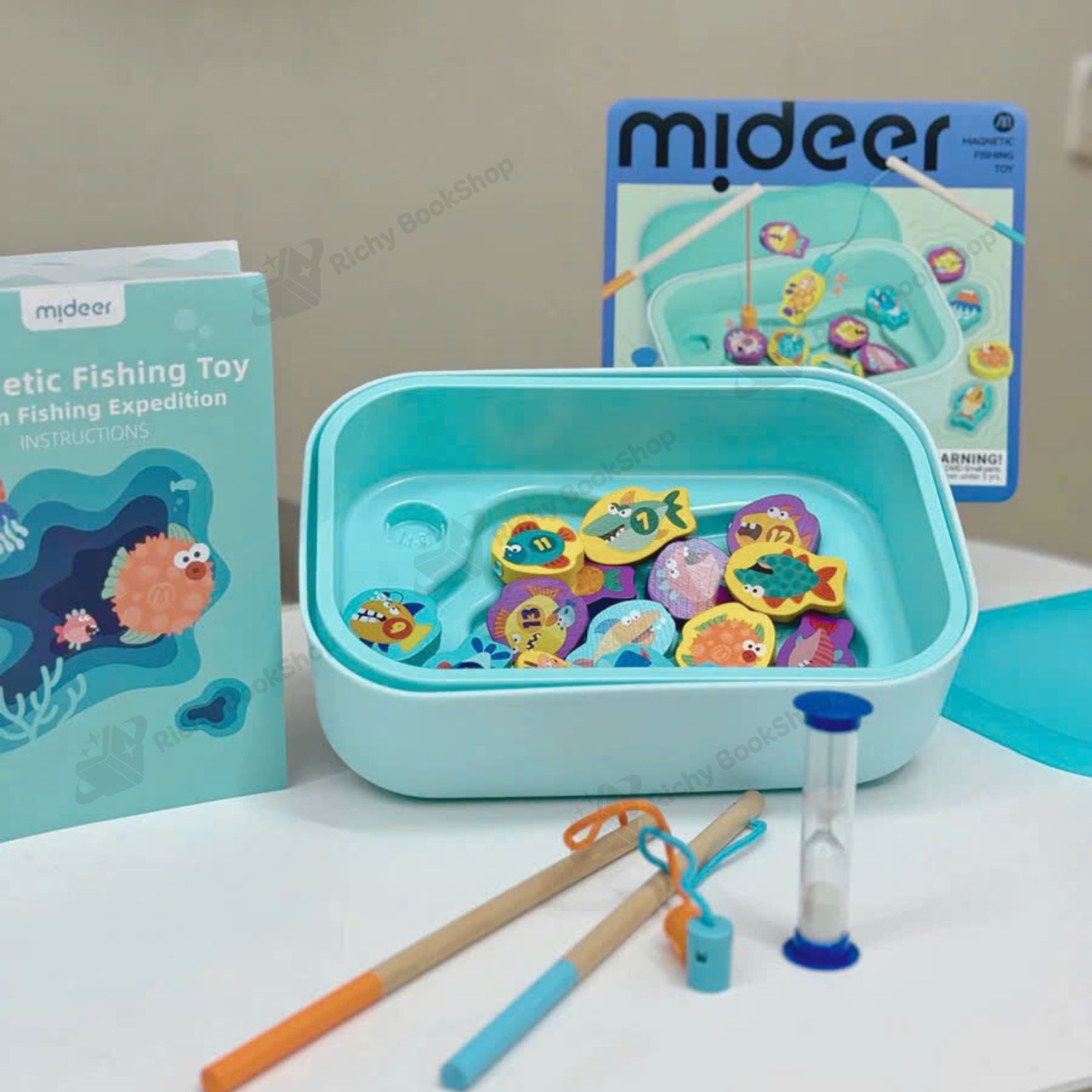 Đồ chơi câu cá nam châm bằng gỗ Mideer Magnetic Fishing Toy