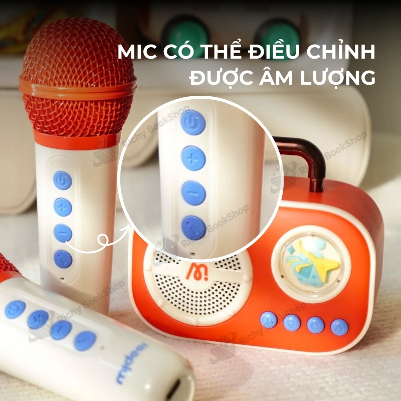 Loa Karaoke Mini Bluetooth Mideer - Trải Nghiệm Âm Nhạc Tuyệt Vời Cho Bé!