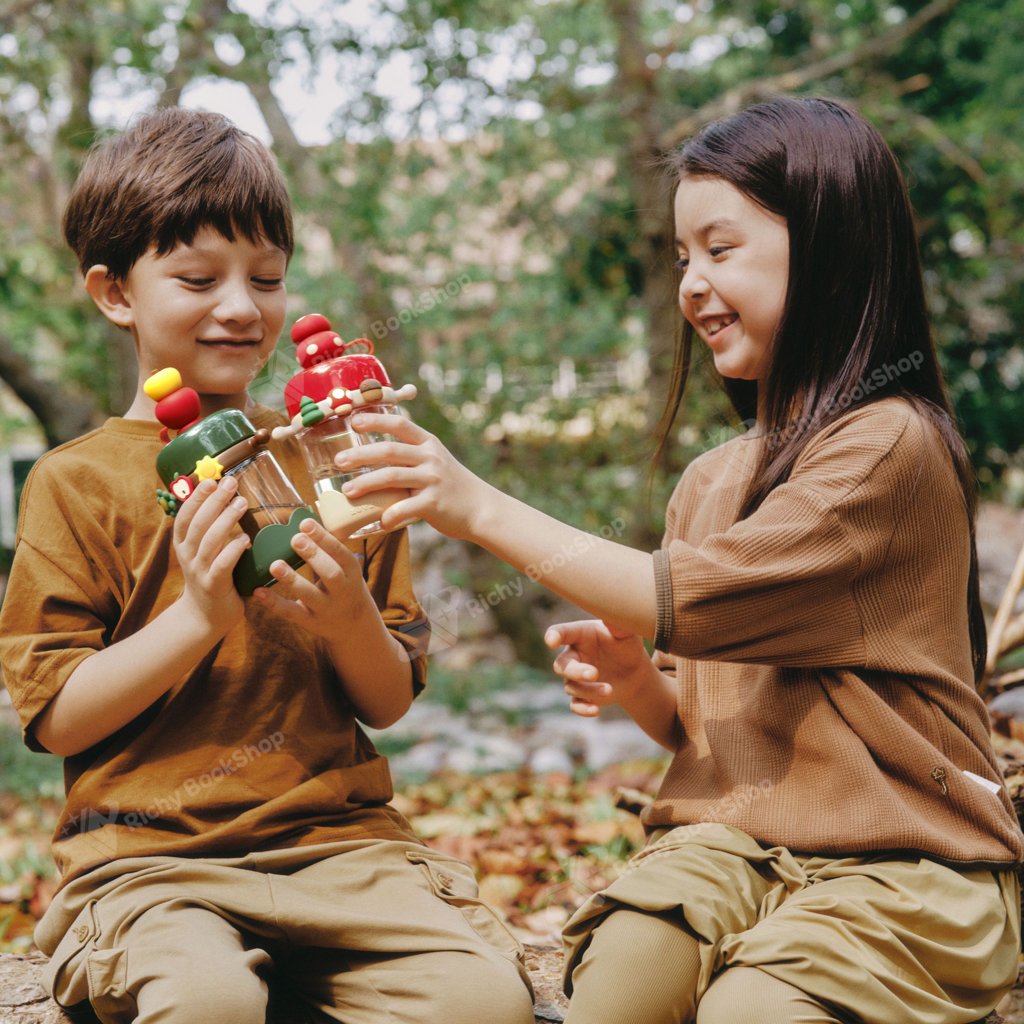 Zoyzoii Nature Paradise Cup Mã E6 – Bình Nước Tritan Cao Cấp An Toàn Cho Bé