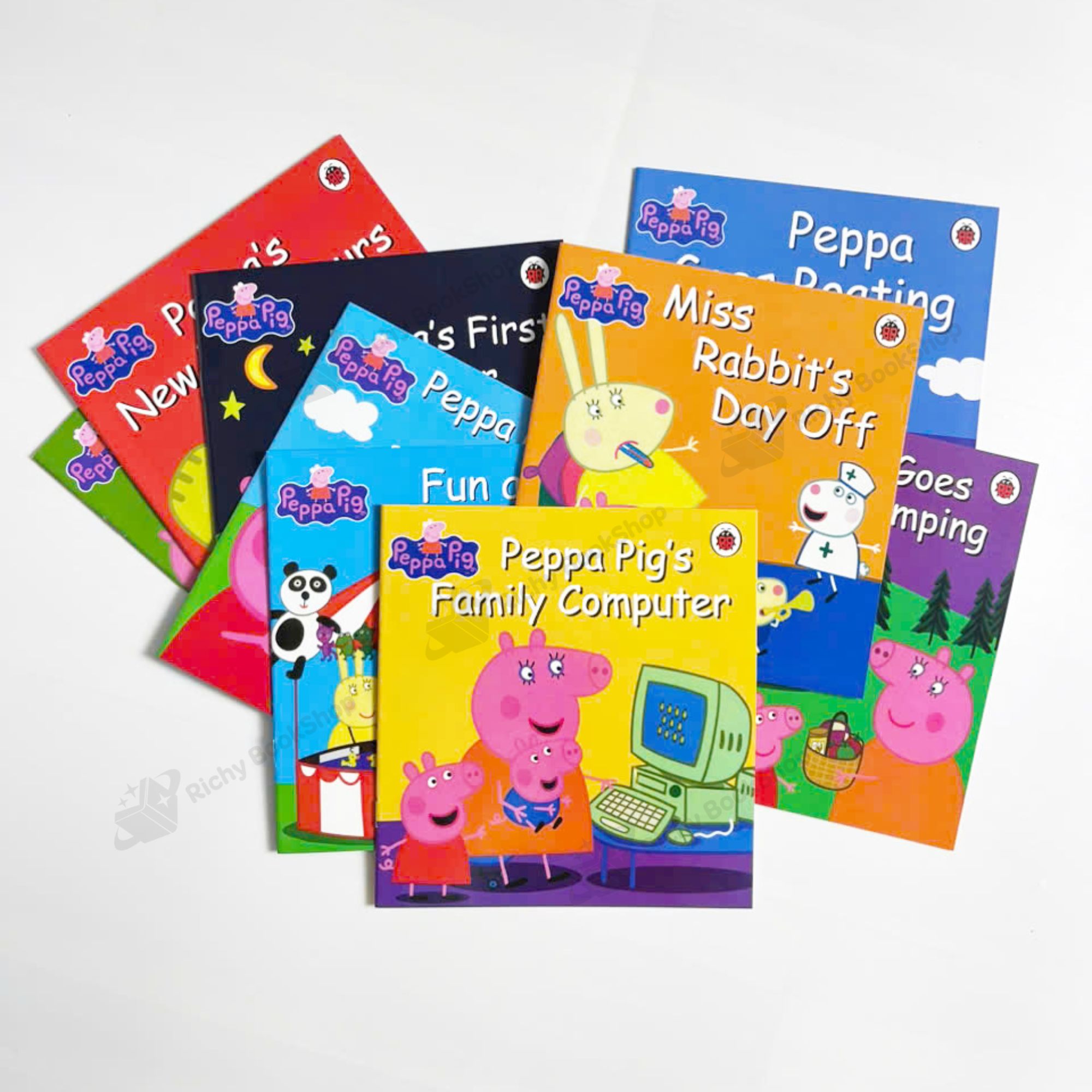 Bộ Truyện Tiếng Anh Peppa Pig 10 Cuốn – Tặng túi vải và file nghe