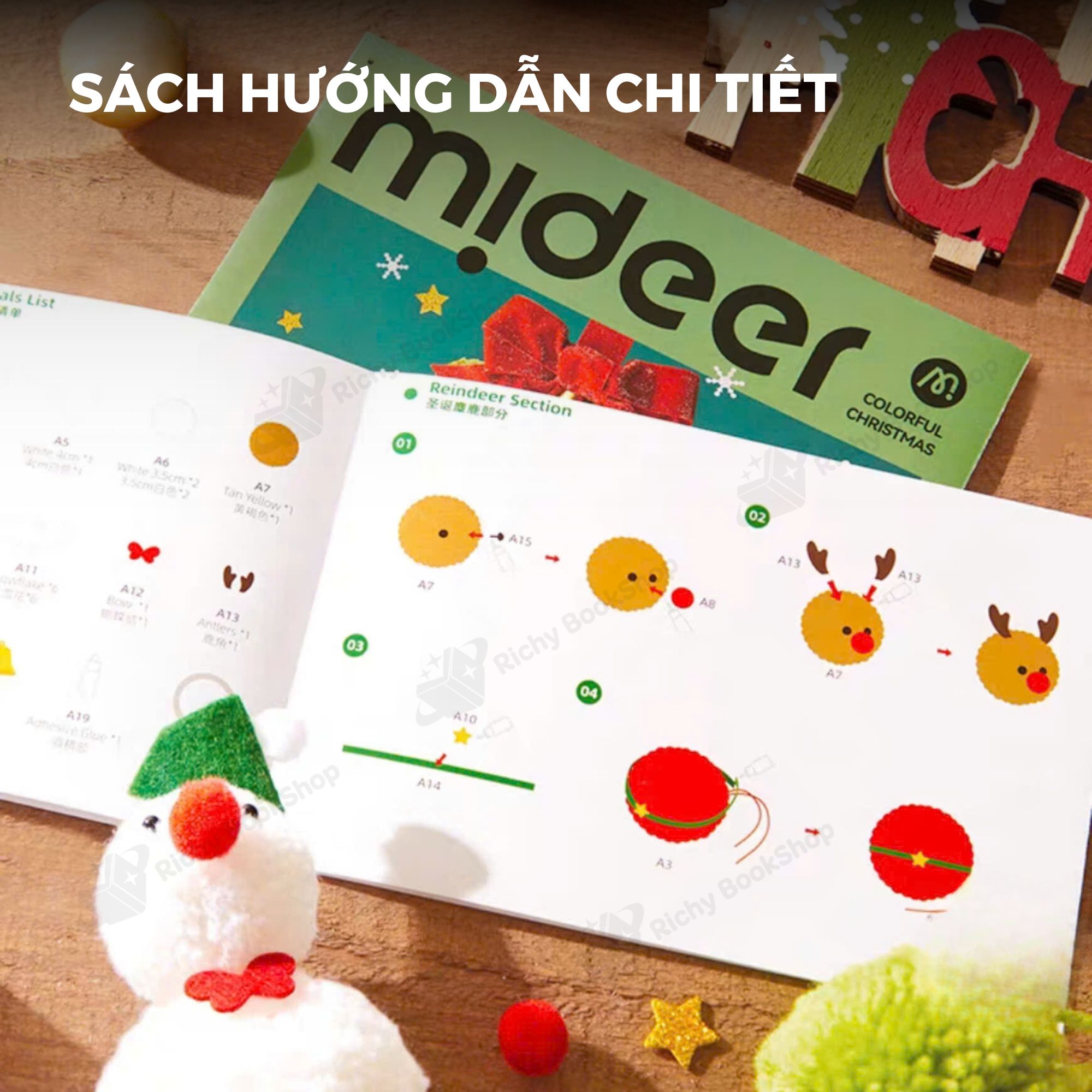 Vòng Nguyệt Quế Giáng Sinh Mideer Christmas Wreath - Trang Trí Noel Độc Đáo