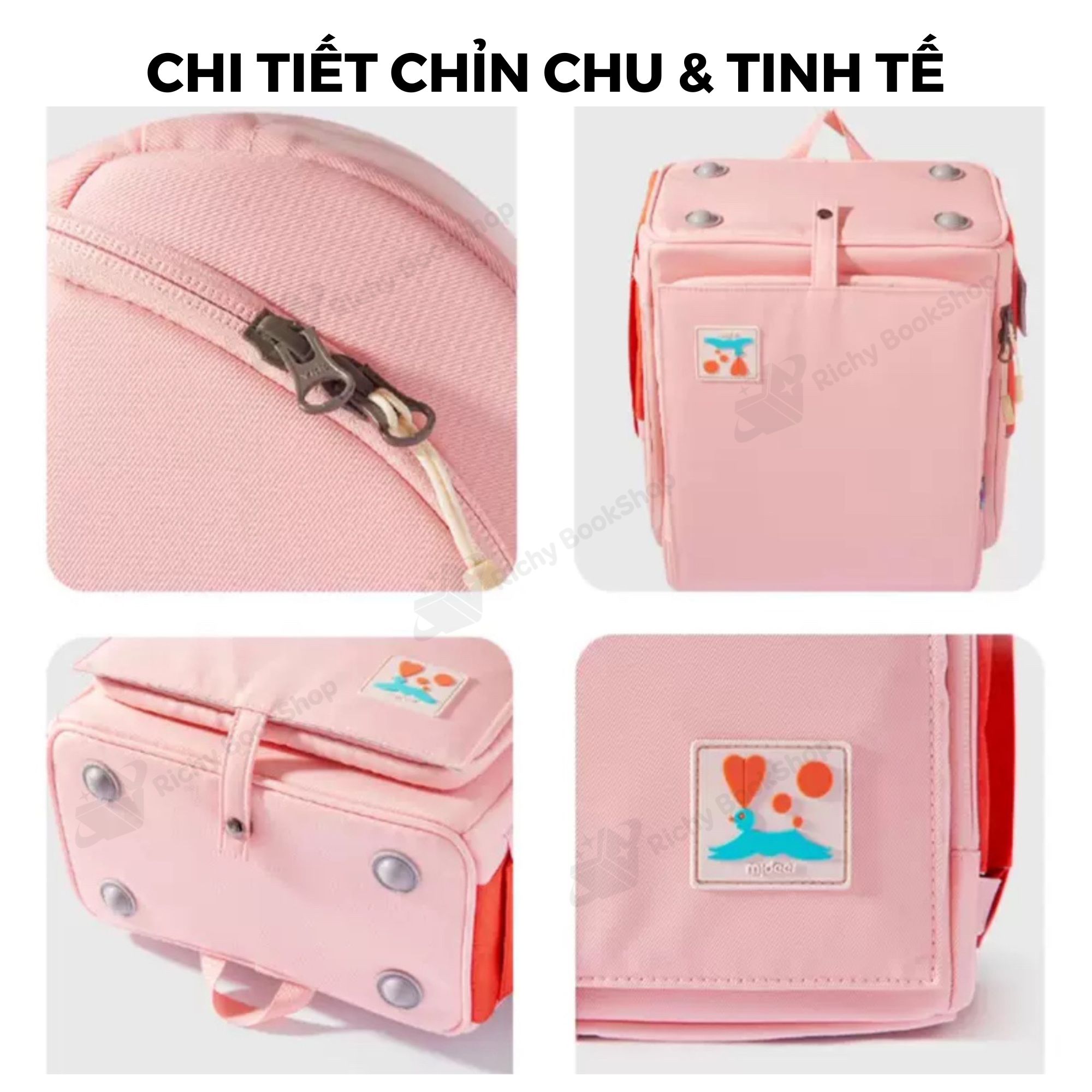 Balo chống gù cho bé tiểu học Mideer 3D Waist Relief Backpack