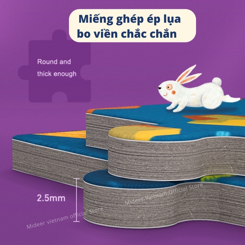 Đồ Chơi Xếp Hình Mideer 150P Round Puzzle