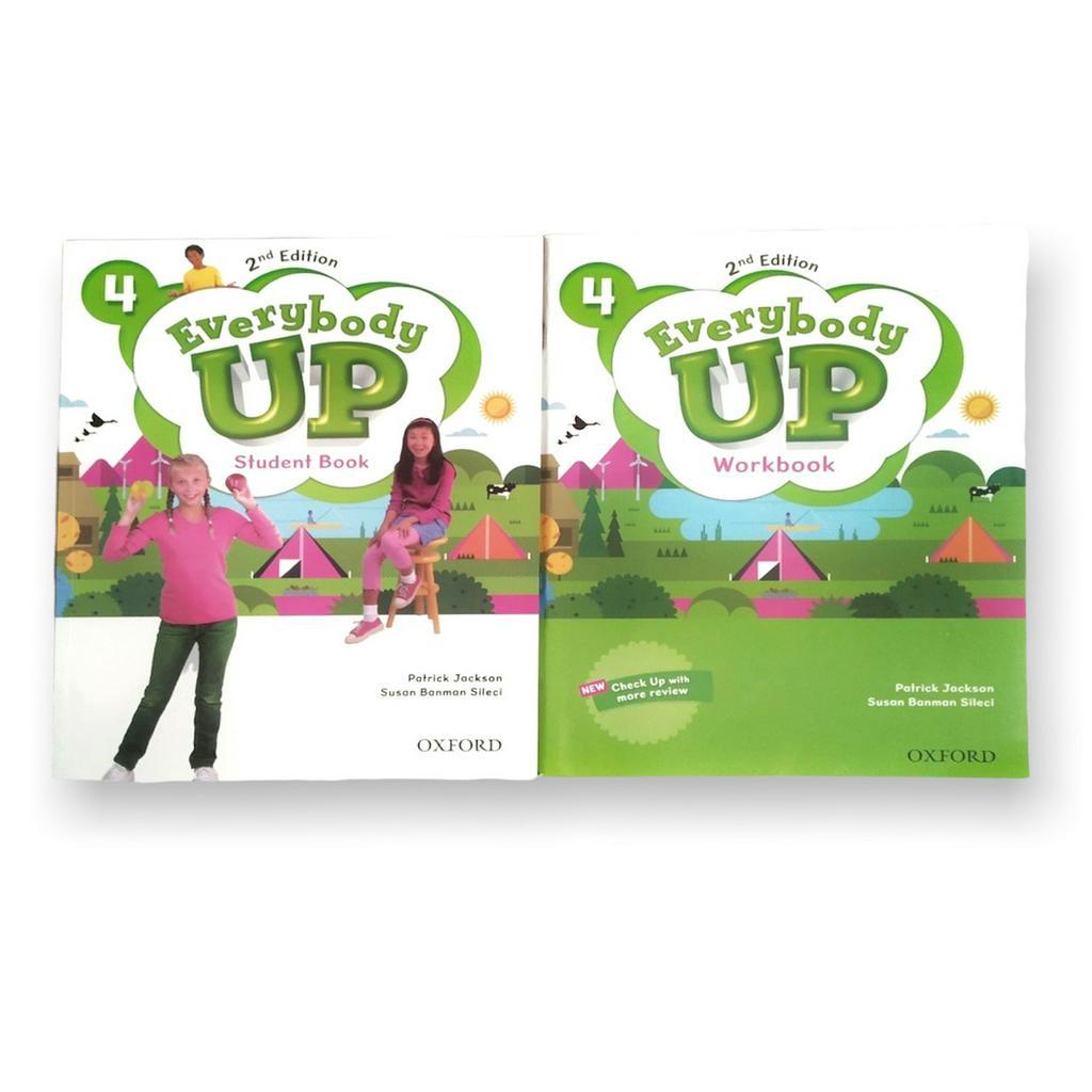 Everybody Up bản 2nd Edition - trọn bộ 2 cuốn (WB + SB) kèm file nghe