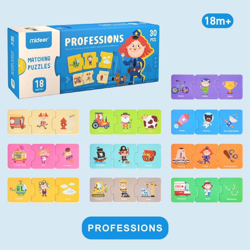 Đồ Chơi Xếp Hình Mideer Matching Puzzles