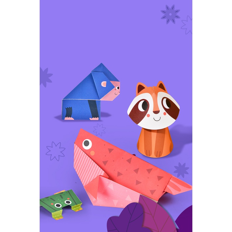 Đồ Chơi Gấp Giấy Thủ Công - Mideer Origami 3D Cho Bé Từ 3+ Tuổi