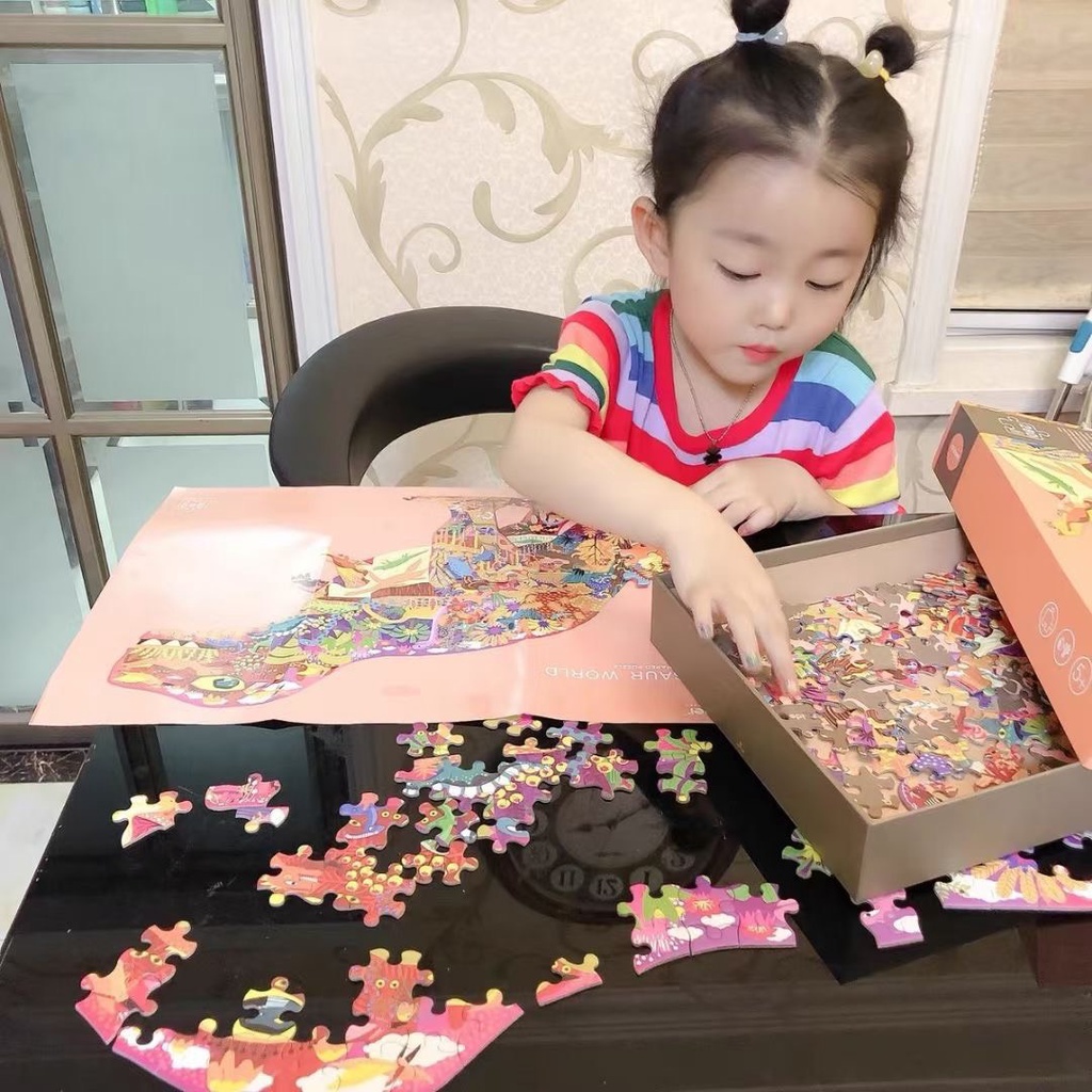 Đồ Chơi Xếp Hình Nghệ Thuật Về Động Vật - Mideer Large animal shaped puzzle