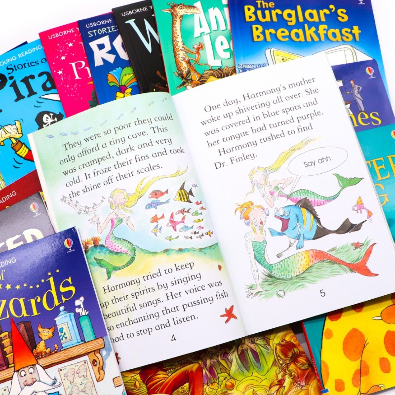 Sách - The Usborne Reading Collection - Bộ vàng 40 quyển kèm file nghe