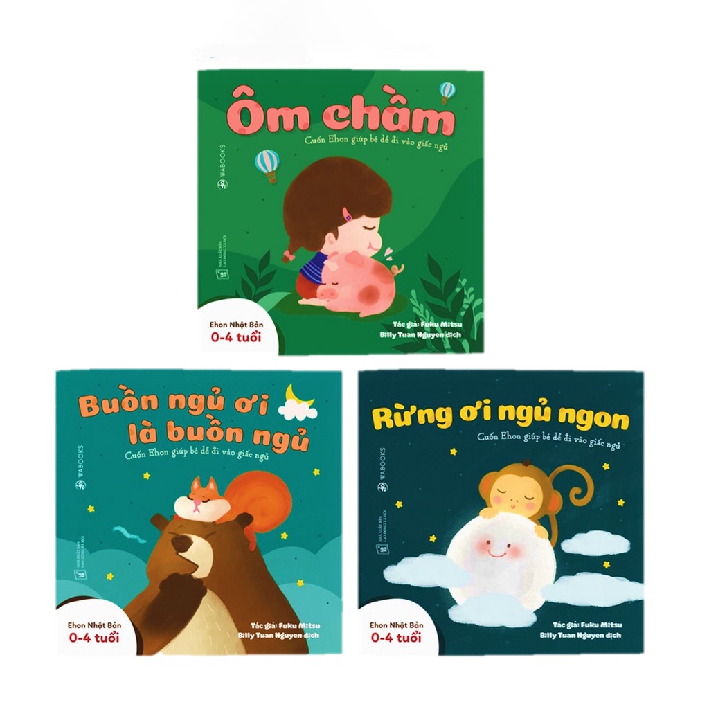 Ehon Buồn Ngủ, Ehon Rừng Ơi, Ehon Ôm Chầm