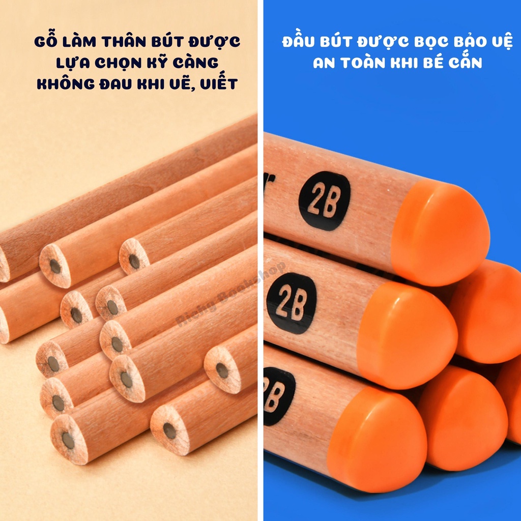 Bút Chì Mideer - Mideer Thick Triangular Pencils