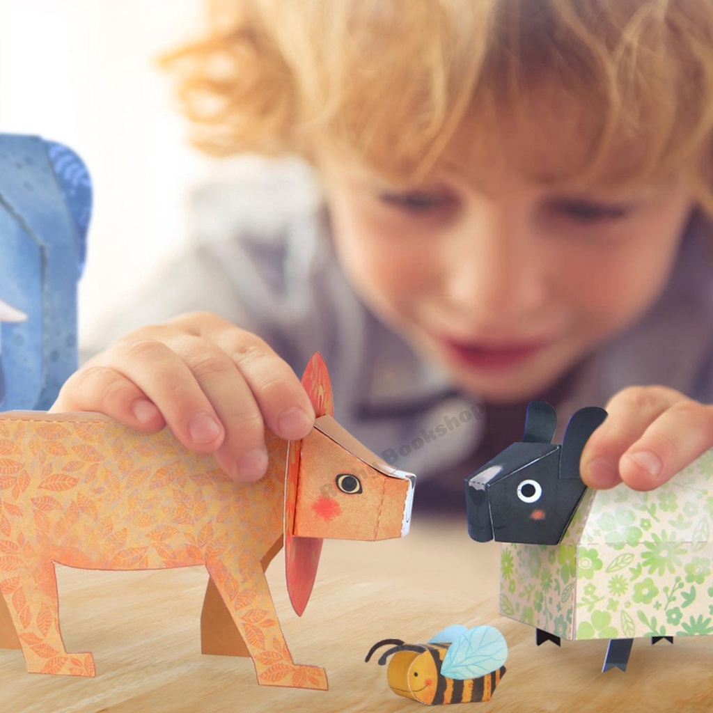 Giấy gấp Origami Các Con Vật - MIDEER ORIGAMI PAPER ANIMALS