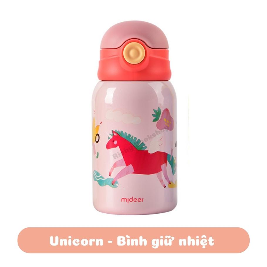 Bình Đựng Nước Giữ Nhiệt Kèm Ống Hút Cho Bé - Mideer Vacuum Insulated Bottle