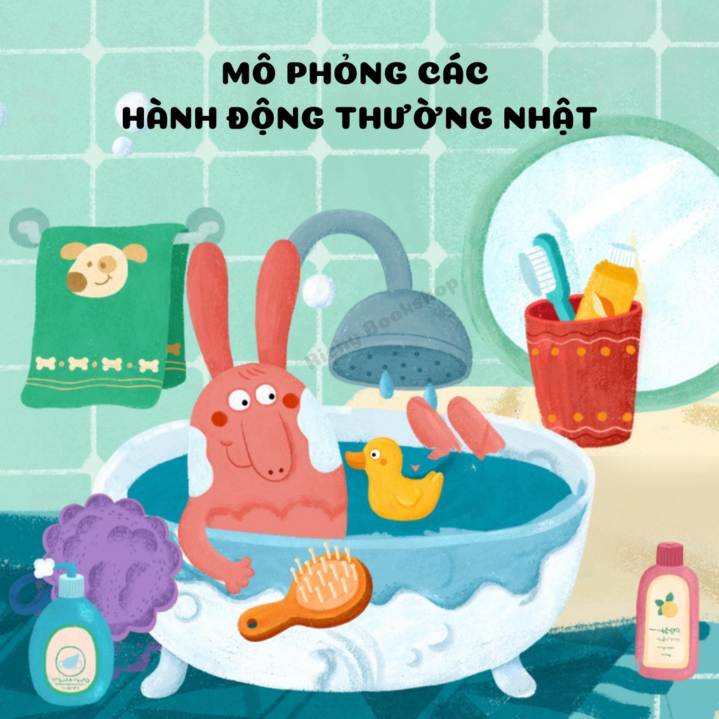 Bảng Ghép Hình Núm Gỗ Cao Cấp Cho Bé - Mideer Wooden Peg Puzzles
