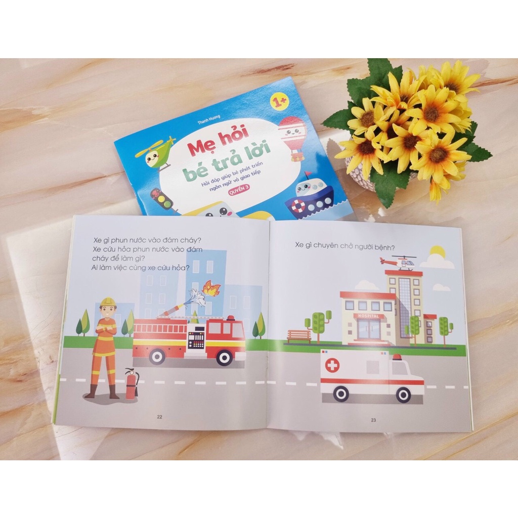 Mẹ hỏi bé trả lời giúp bé phát triển ngôn ngữ và giao tiếp (Bộ 3 cuốn)