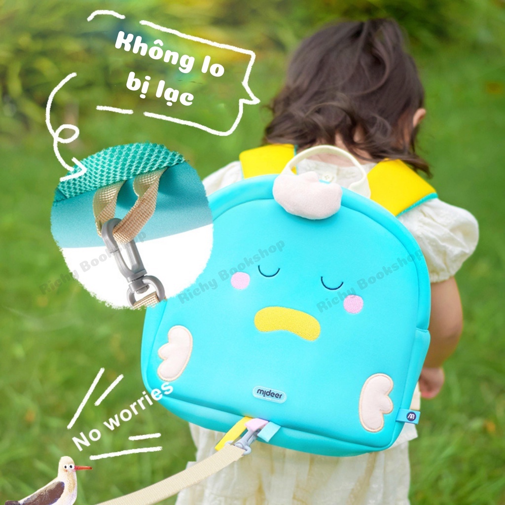 Balo Cặp Hình Thú 3D Cho Bé Từ 2-6 Tuổi - Mideer Kid Backpack