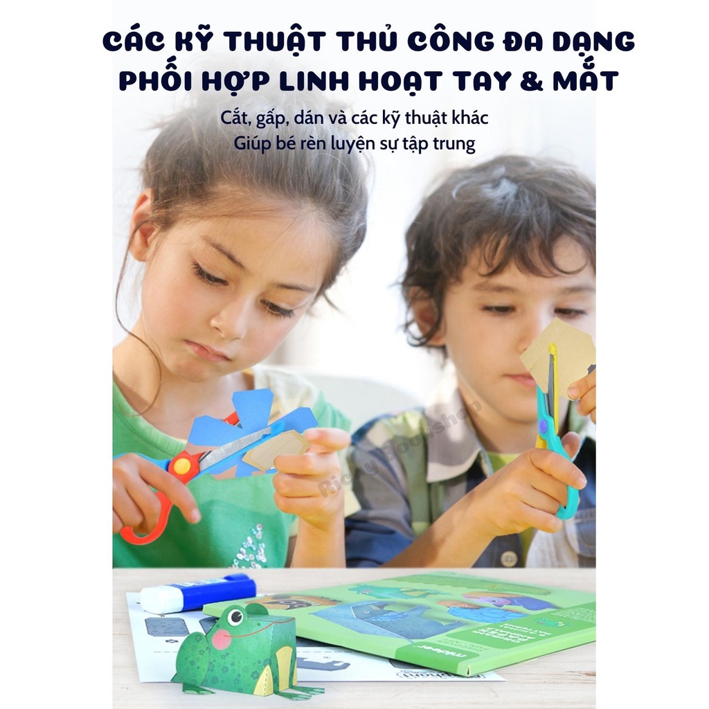 Giấy gấp Origami Các Con Vật - MIDEER ORIGAMI PAPER ANIMALS