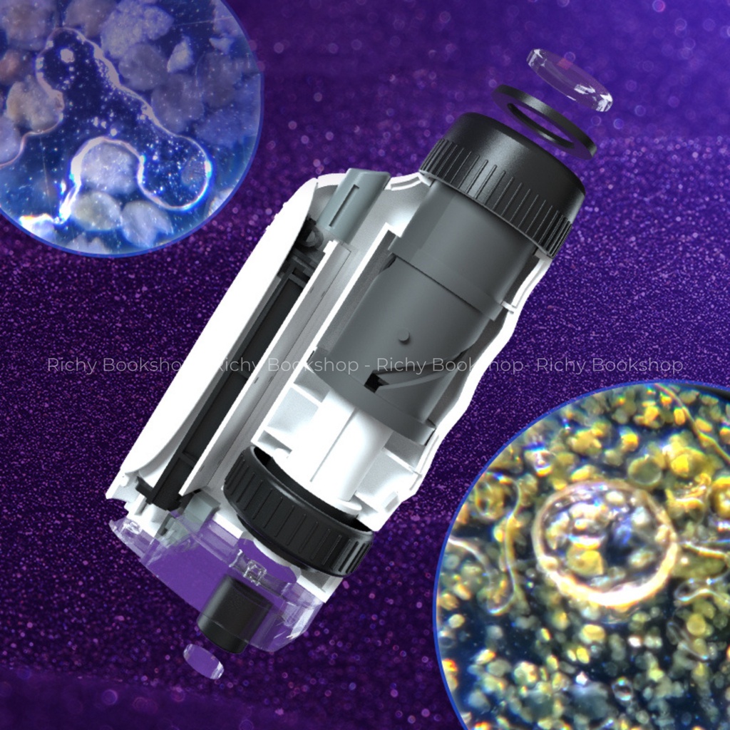 Kính Hiển Vi Cầm Tay Mini Cho Bé - Topbright Portable Microscope (Phóng đại từ 60-120 lần)