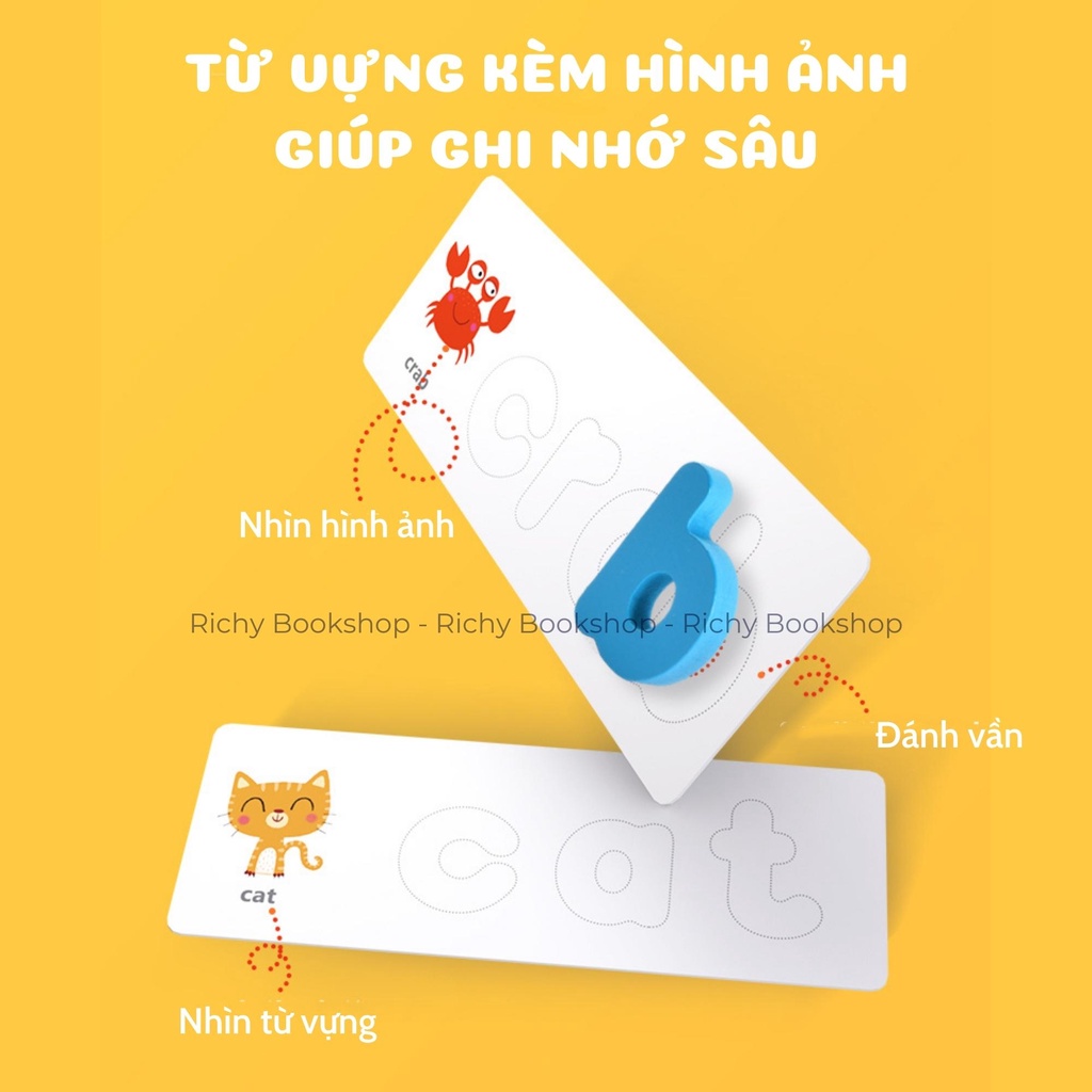 Bộ Ghép Chữ Đánh Vần Tiếng Anh - Mideer English Spelling Game