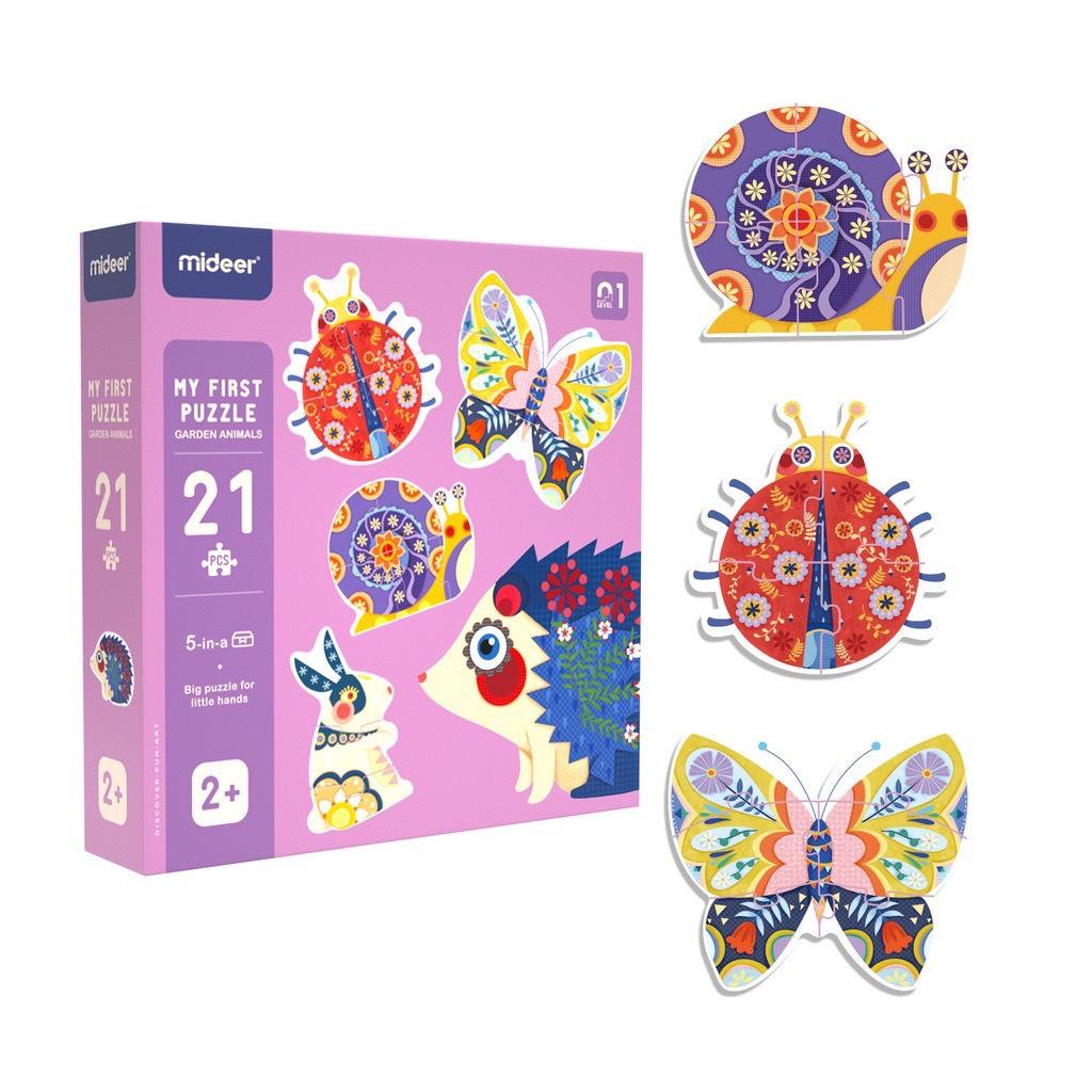 Bộ Đồ Chơi Xếp Hình Đầu Đời cho bé - My First Puzzle Mideer