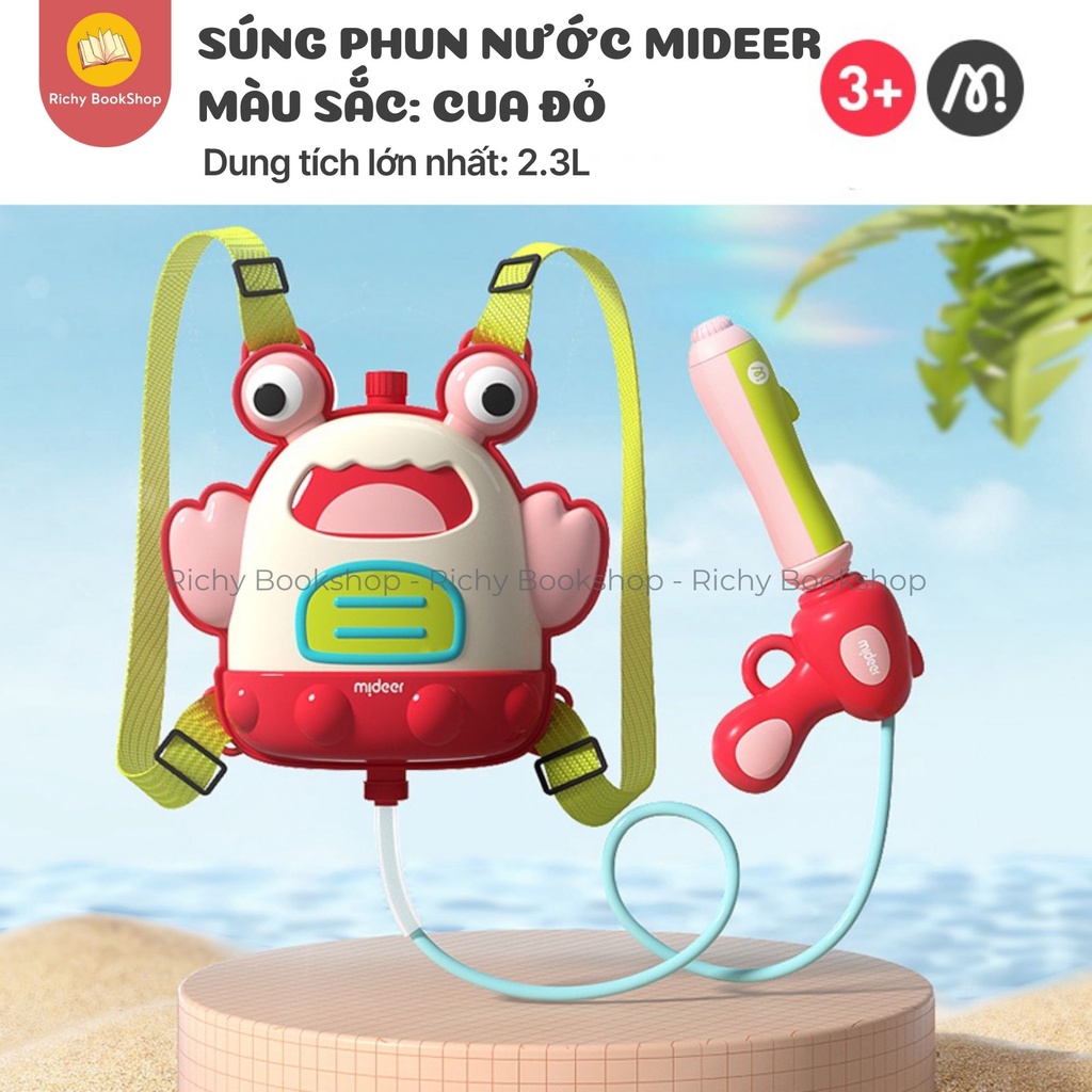 Súng Nước Đồ Chơi - Mideer Backpack Water Gun