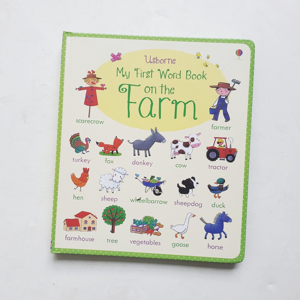 Sách - Usborne My Frist Word Books - bộ 5 cuốn bìa cứng kèm Audio