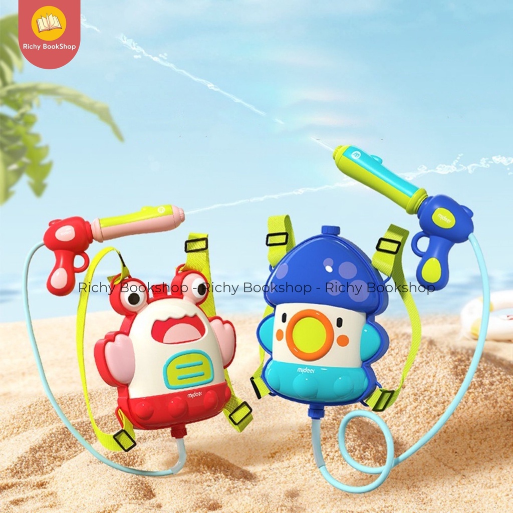Súng Nước Đồ Chơi - Mideer Backpack Water Gun