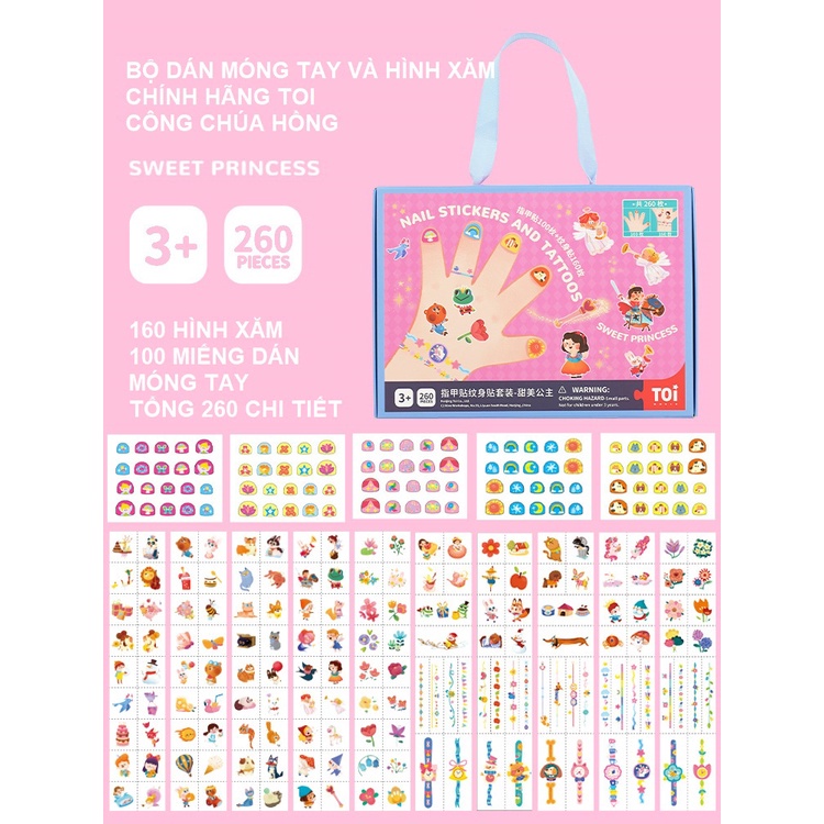 Đồ Chơi Hình Xăm Và Dán Móng Tay Nail Stickers And Tattoos