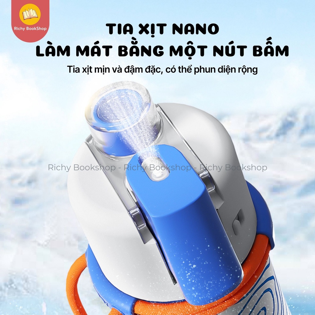 Bình nước thể thao có thể xịt khoáng Mideer Portable Spray Cup siêu nhẹ