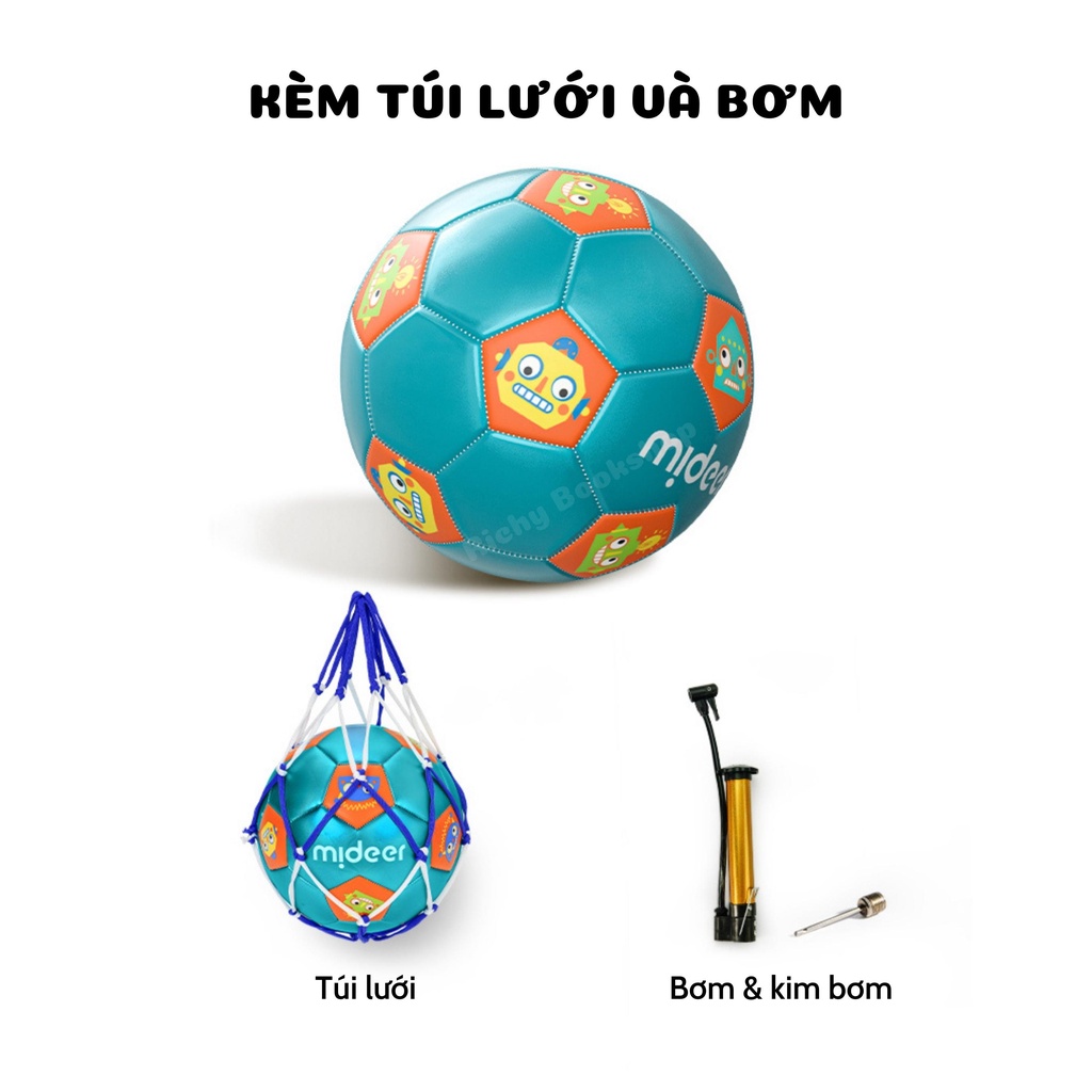 Bóng Đá Cho Bé Mideer Kids Soccer (Tặng Kèm Bơm + Túi Lưới)