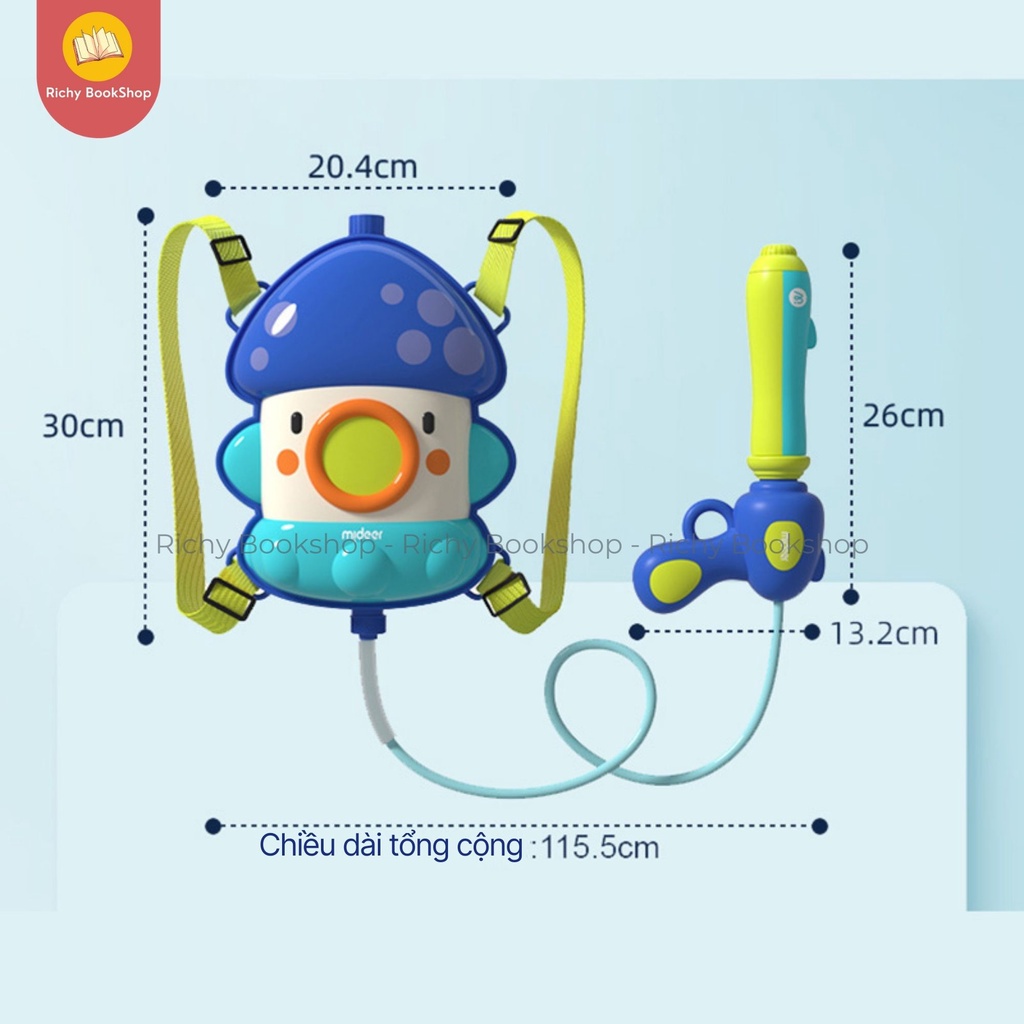 Súng Nước Đồ Chơi - Mideer Backpack Water Gun