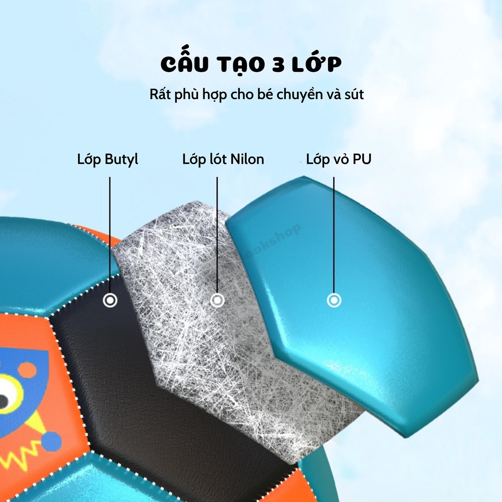 Bóng Đá Cho Bé Mideer Kids Soccer (Tặng Kèm Bơm + Túi Lưới)