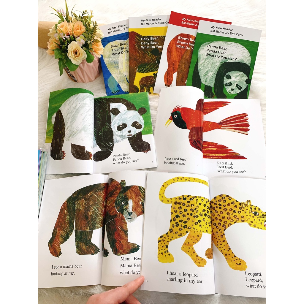 Sách Brown Bear What do you see? - Bộ 4 cuốn kèm file nghe