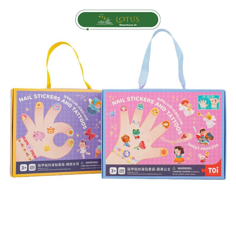 Đồ Chơi Hình Xăm Và Dán Móng Tay Nail Stickers And Tattoos