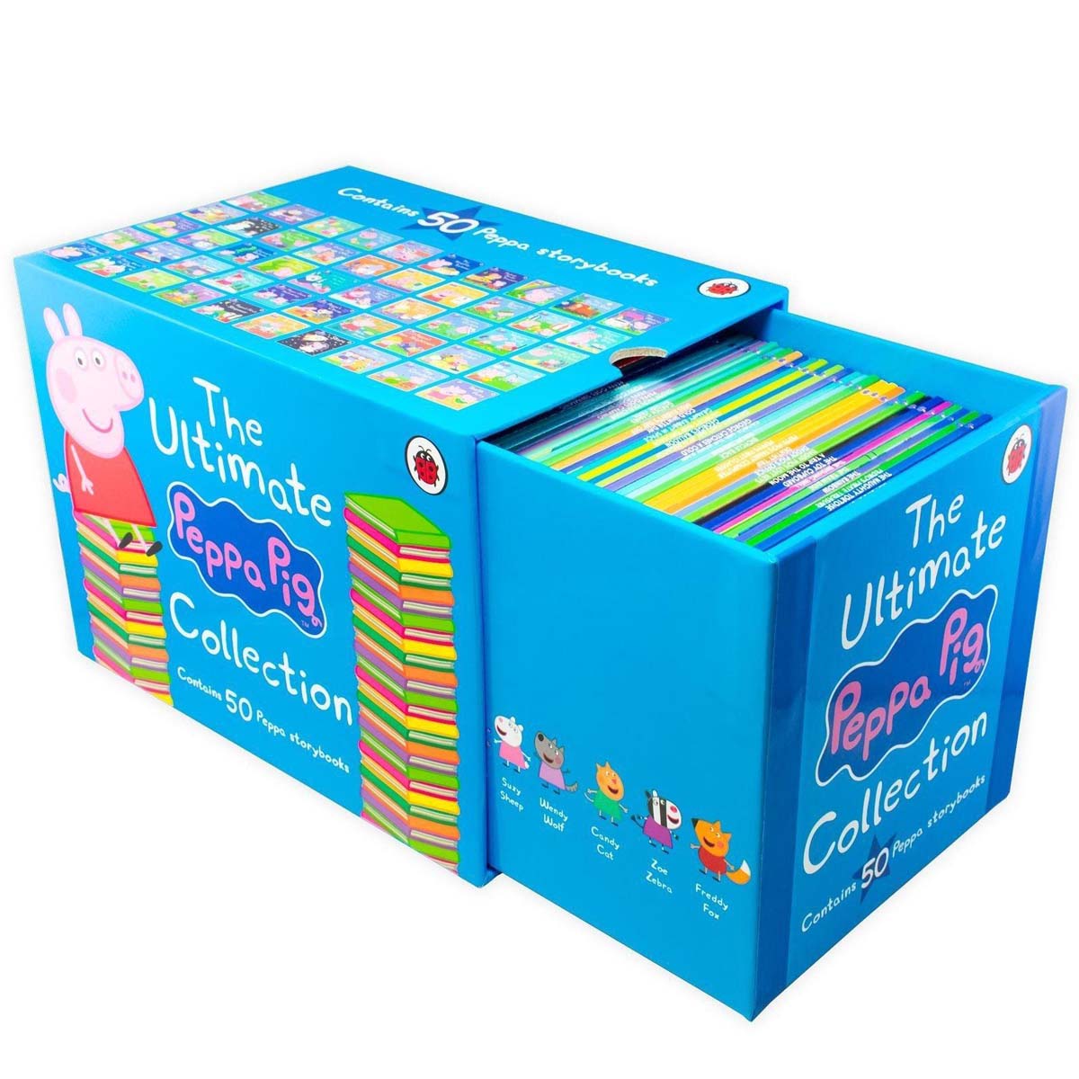 Sách Peppa Pig Ultimate Collection - Bộ Peppa Pig xanh 50 cuốn Nhập khẩu