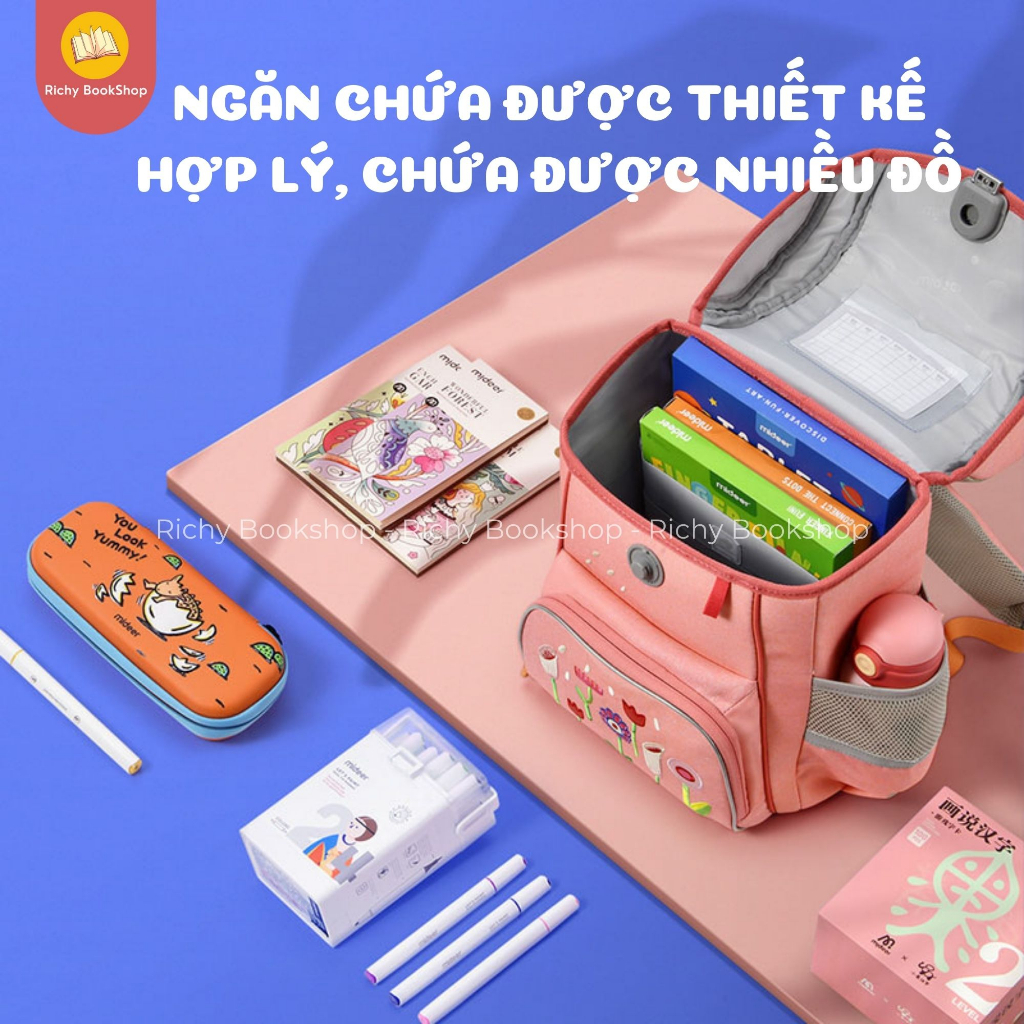 Balo Cặp Chống Gù Cho Bé Tiểu Học - Mideer Spinecare