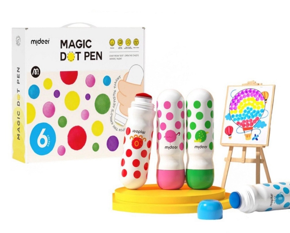 Bút chấm màu ma thuật cho bé - Mideer Magic Dot Marker