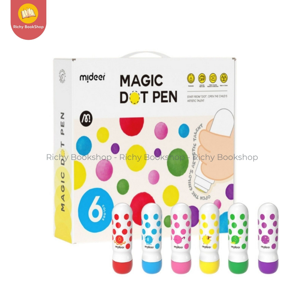 Bút chấm màu ma thuật cho bé - Mideer Magic Dot Marker