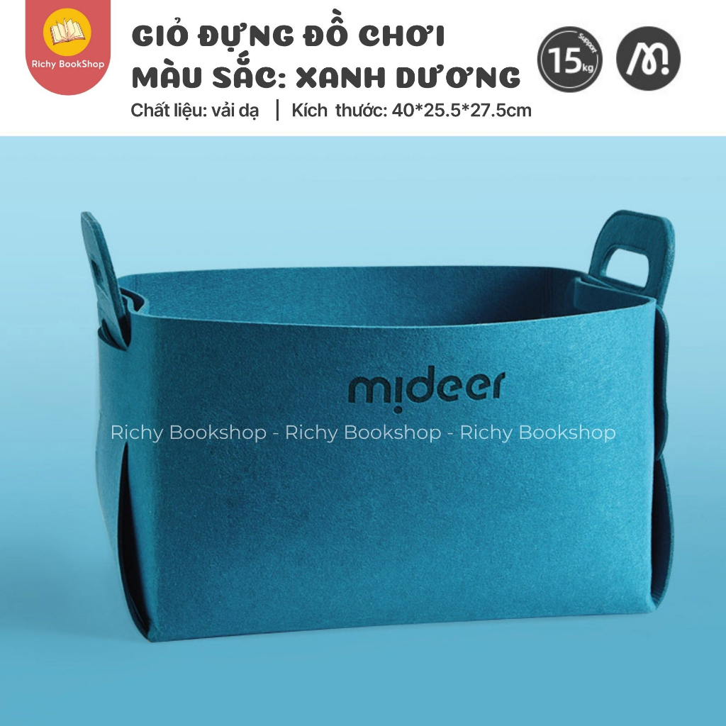 Giỏ túi vải đựng đồ chơi