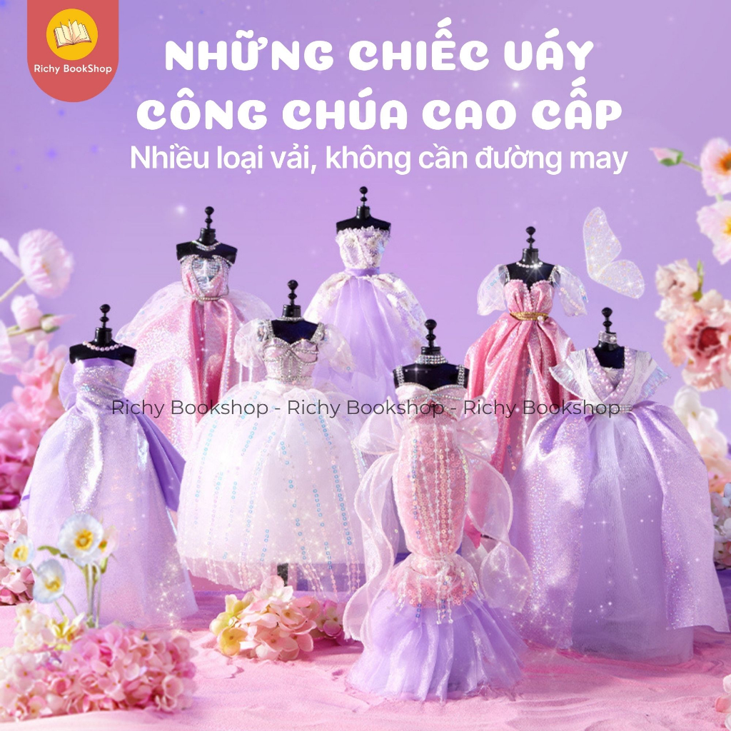 Đồ chơi thiết kế thời trang tại nhà dụng cụ may vá thủ công cho bé - Mideer Clothing Design House