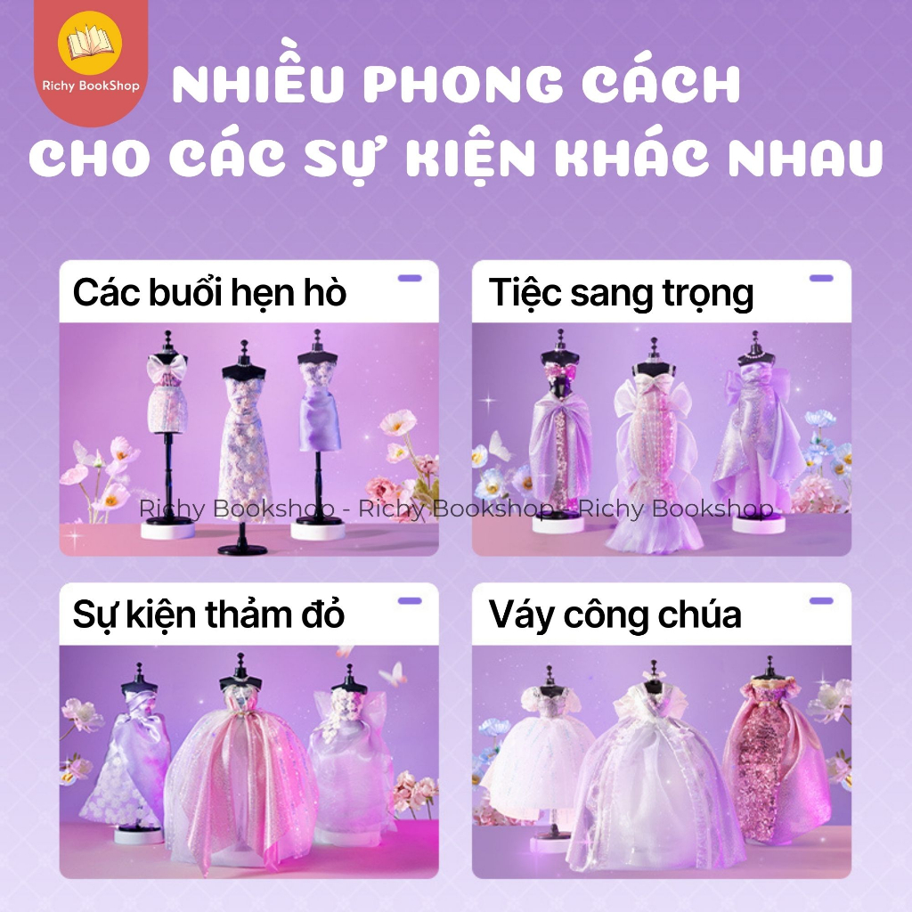 Đồ chơi thiết kế thời trang tại nhà dụng cụ may vá thủ công cho bé - Mideer Clothing Design House