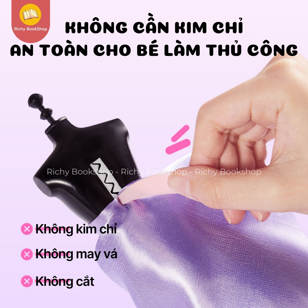 Đồ chơi thiết kế thời trang tại nhà dụng cụ may vá thủ công cho bé - Mideer Clothing Design House