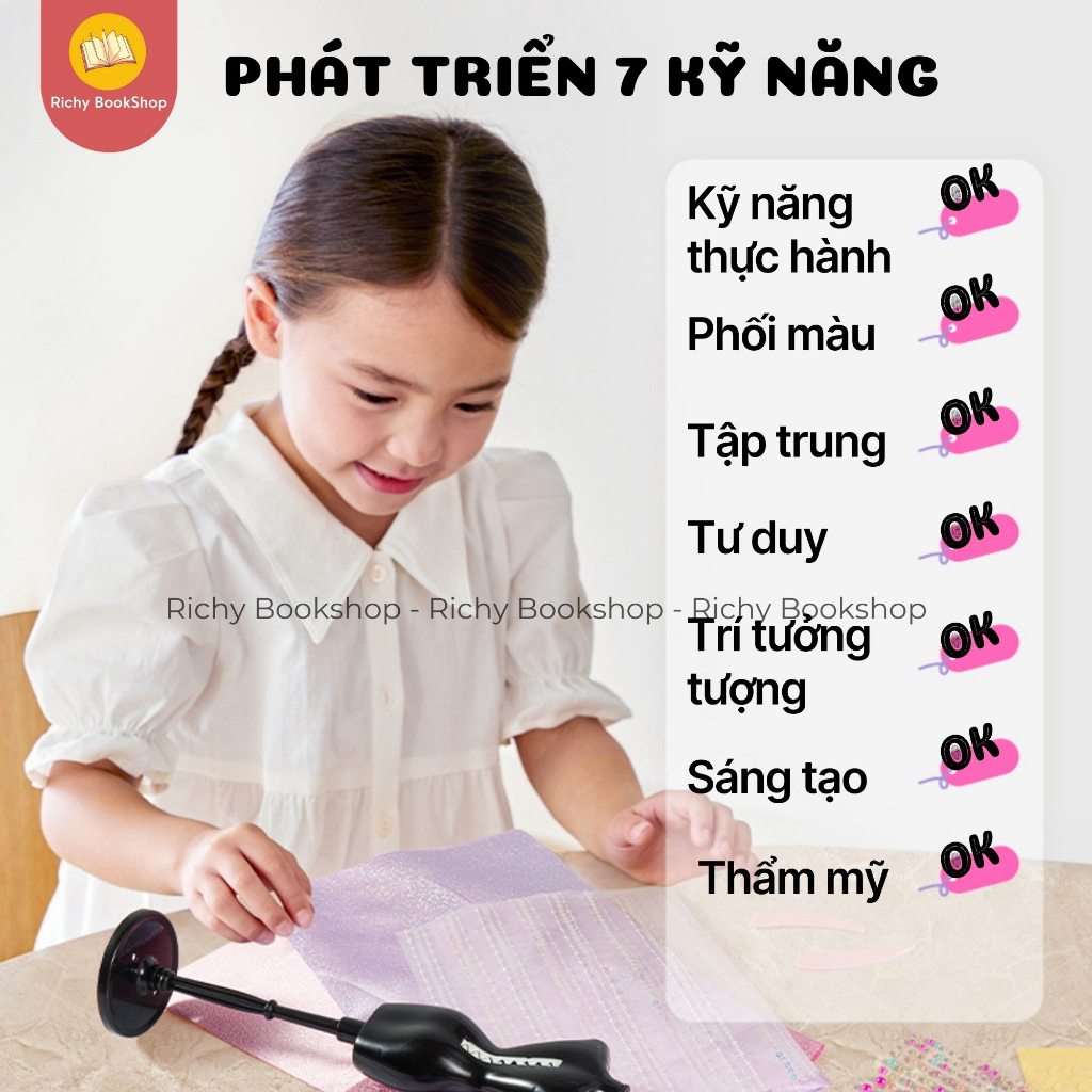 Đồ chơi thiết kế thời trang tại nhà dụng cụ may vá thủ công cho bé - Mideer Clothing Design House