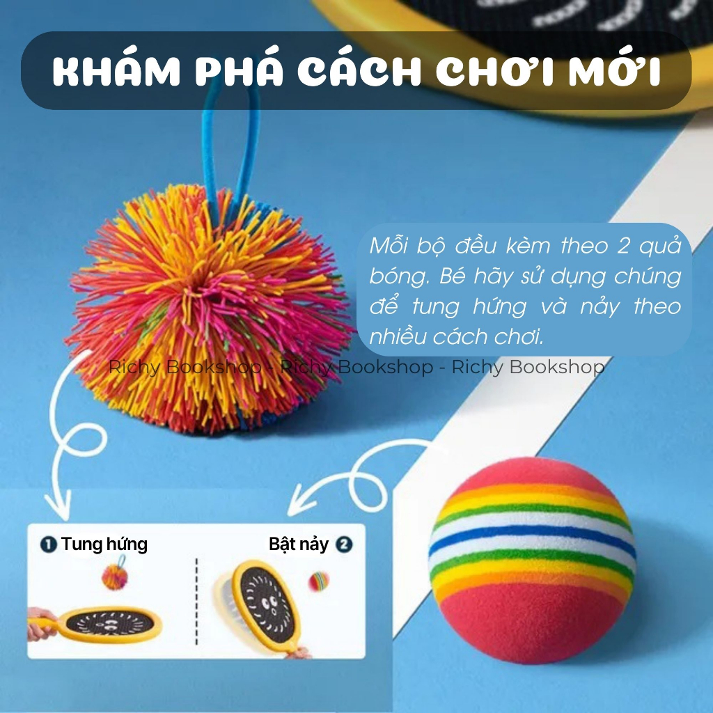 Bộ vợt cầu lông, vợt tennis cho trẻ em - Mideer Kids Junior Racket