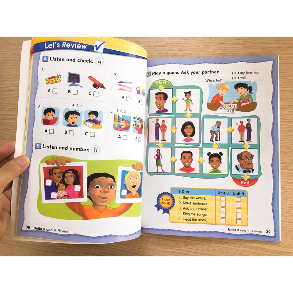 Let's go level 1 - Bản 4th edition - Bộ 2 cuốn gồm Student book và Work book (kèm audio)