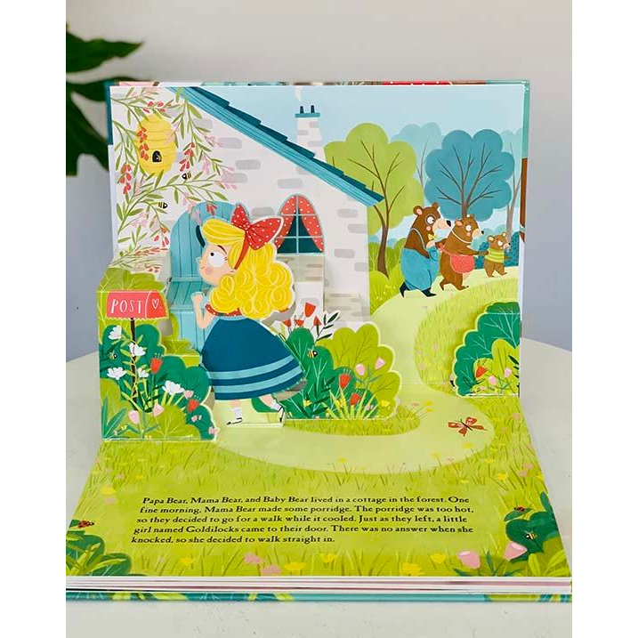Sách - Goldilocks And The Three Bears - Fairy Tale Pop-up Book