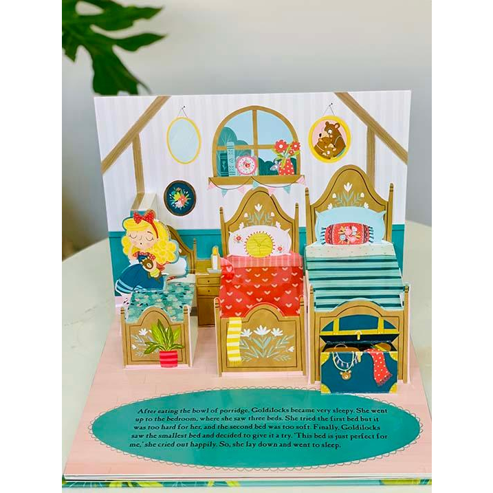 Sách - Goldilocks And The Three Bears - Fairy Tale Pop-up Book