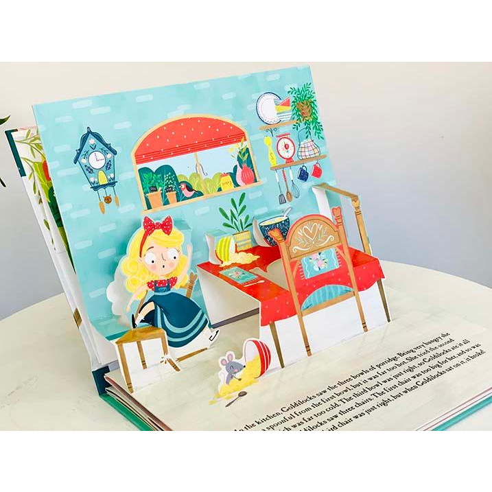 Sách - Goldilocks And The Three Bears - Fairy Tale Pop-up Book