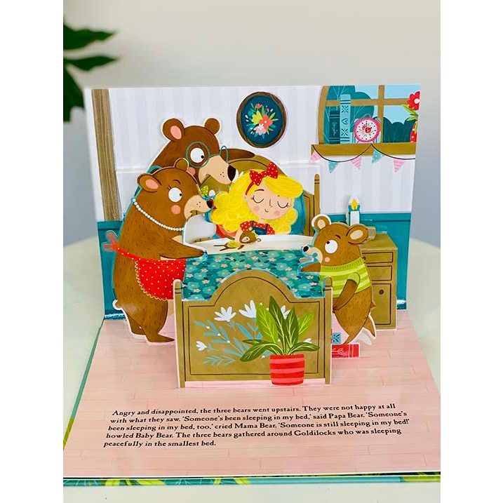 Sách - Goldilocks And The Three Bears - Fairy Tale Pop-up Book