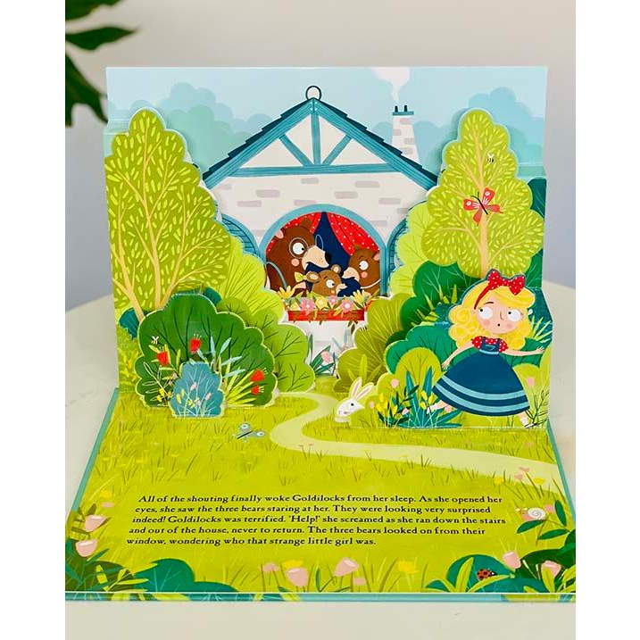 Sách - Goldilocks And The Three Bears - Fairy Tale Pop-up Book